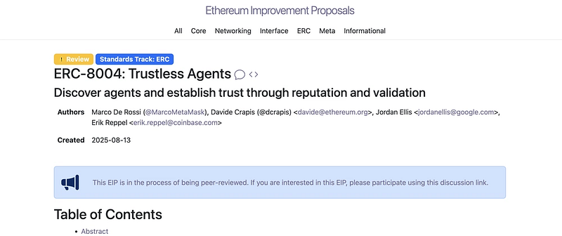 Making Services Discoverable with ERC-8004: Trustless Agent Registration with Filecoin Pin
